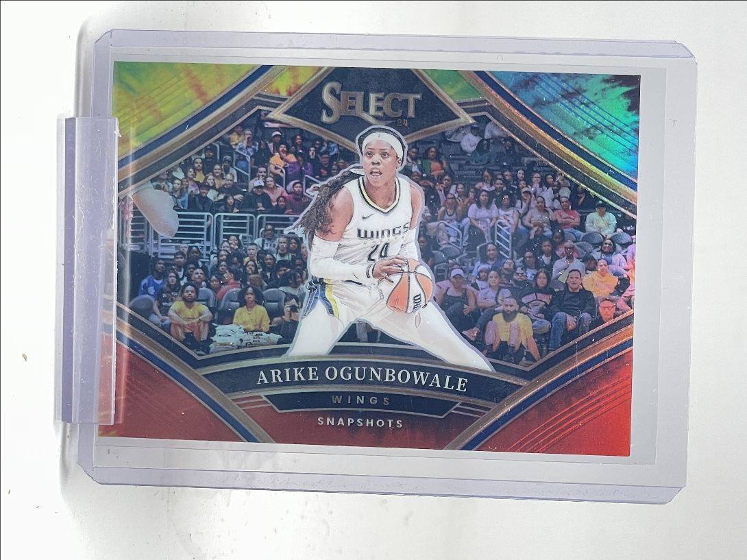 ARIKE OGUNBOWALE 2024-25 SELECT WNBA SNAPSHOTS TIE DYE PRIZM /25 Q4147