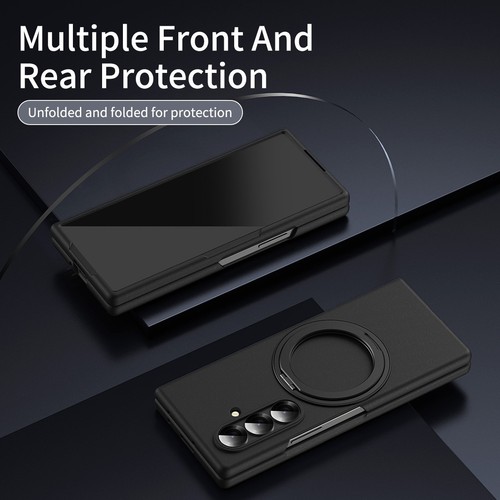 Funda Para Samsung Galaxy Z Plegable 7 6 5 4 3 PC con Vidrio Templado + Anillo Cubierta Teléfono - Imagen 8 de 44