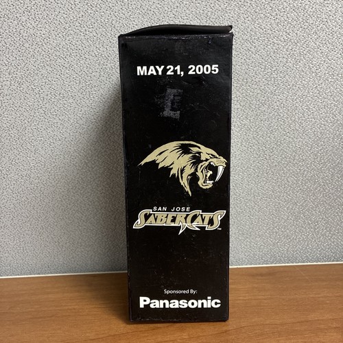 🏈 RARE AFL ARENA FOOTBALL LEAGUE SAN JOSE SABERCATS BARRY WAGNER BOBBLEHEAD NIB - Picture 2 of 13