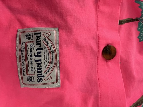 NEW Party Pants Shorts Pink Big Foot Keg Swim Or Every Day Mens XL New w/ Tags - Picture 8 of 20