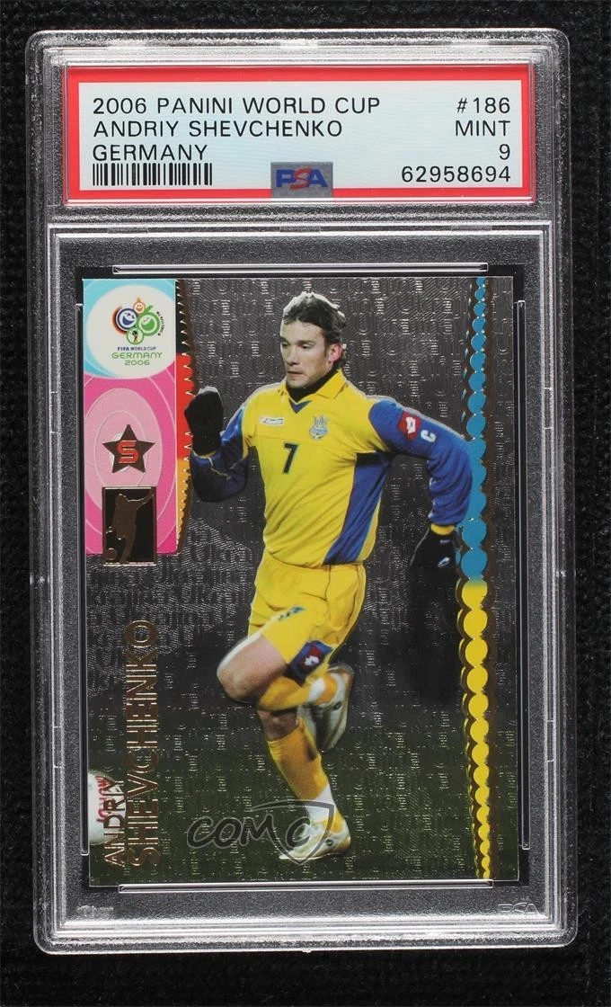 2006 Panini FIFA World Cup Germany Andriy Shevchenko #186 for sale