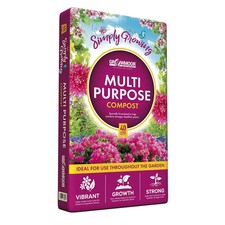 Growmore 40L Bag Of Multi Purpose Garden Potting Compost Bed Borders Baskets 0.19 per litre