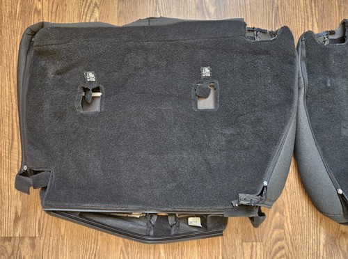 Jeep Wrangler JL Willy's 2018-2025 Factory OEM Upper Rear Cloth Seat Covers 2pc - Picture 9 of 12