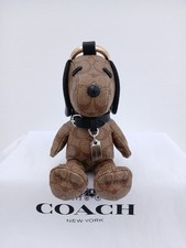 Coach X Peanuts Snoopy Bag Charm Keychain