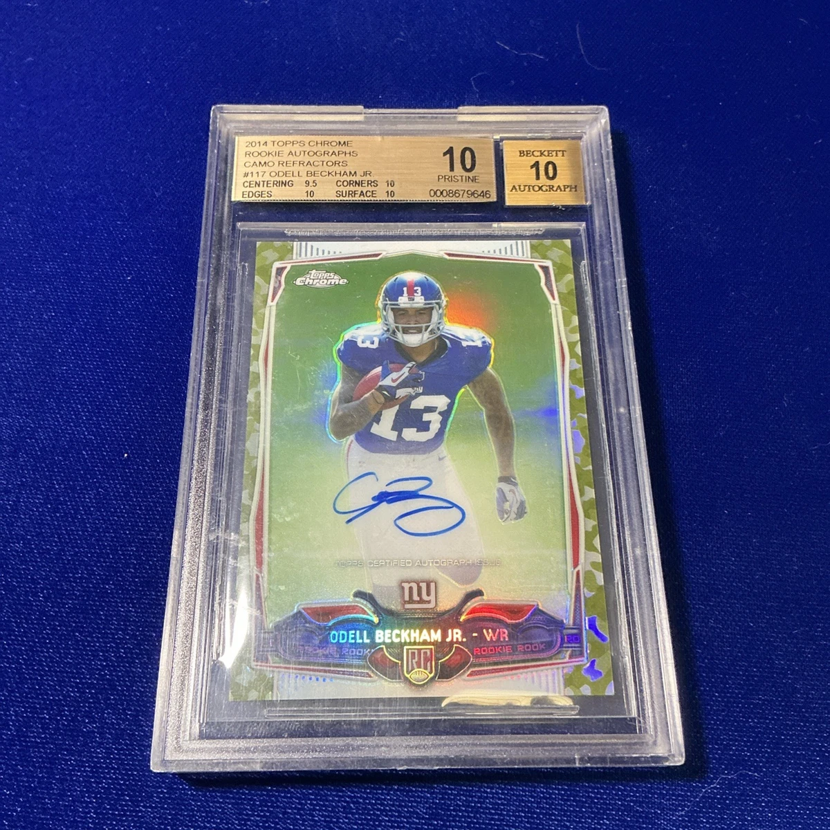 10 Graded Football Odell Beckham Jr. Sports Trading Cards for sale