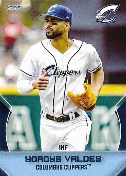 YORDYS VALDES 2025 Choice Columbus Clippers #31 Cuba Guardians 🔥
