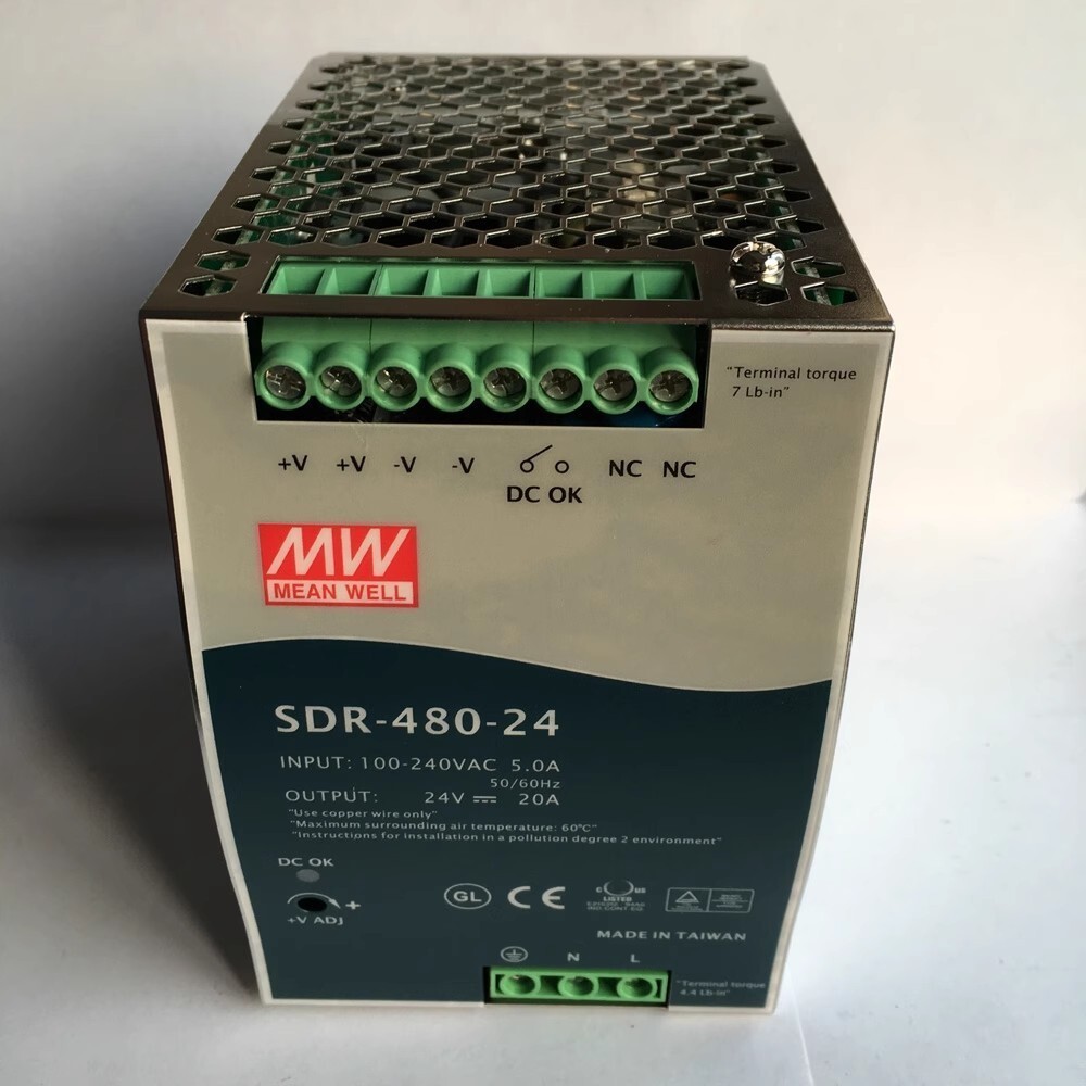 Meanwell SDR-480-24 24V 20A PFC Rail Power Supply #F22