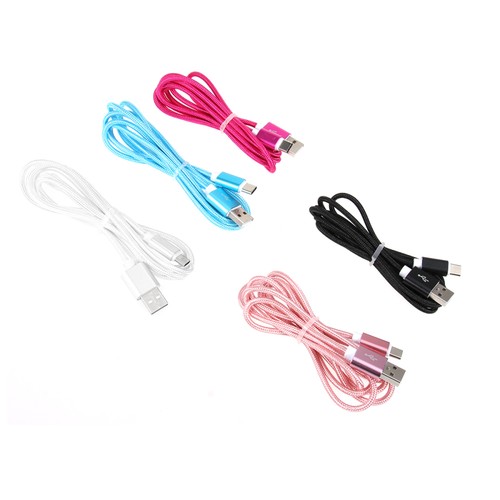 5 Pcs Schnellladekabel Nylon-geflochtenes Ladekabel Handy-Ladekabel - Afbeelding 5 van 12