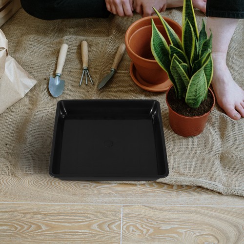 5 Stück Premium Pflanztöpfe Untertassen Kunststoff Bodenschalen stabile Bodenpaletten - Bild 4 von 12