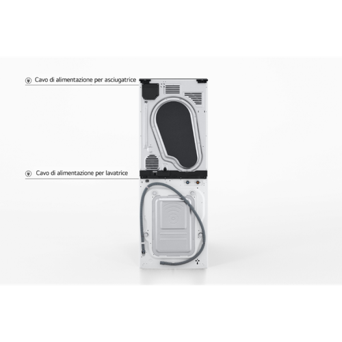 LG WT1210WWF WASHTOWER LAVATRICE E ASCIUGATRICE 12/10KG 1400 GIRI WIFI A+++/A - Foto 6 di 10