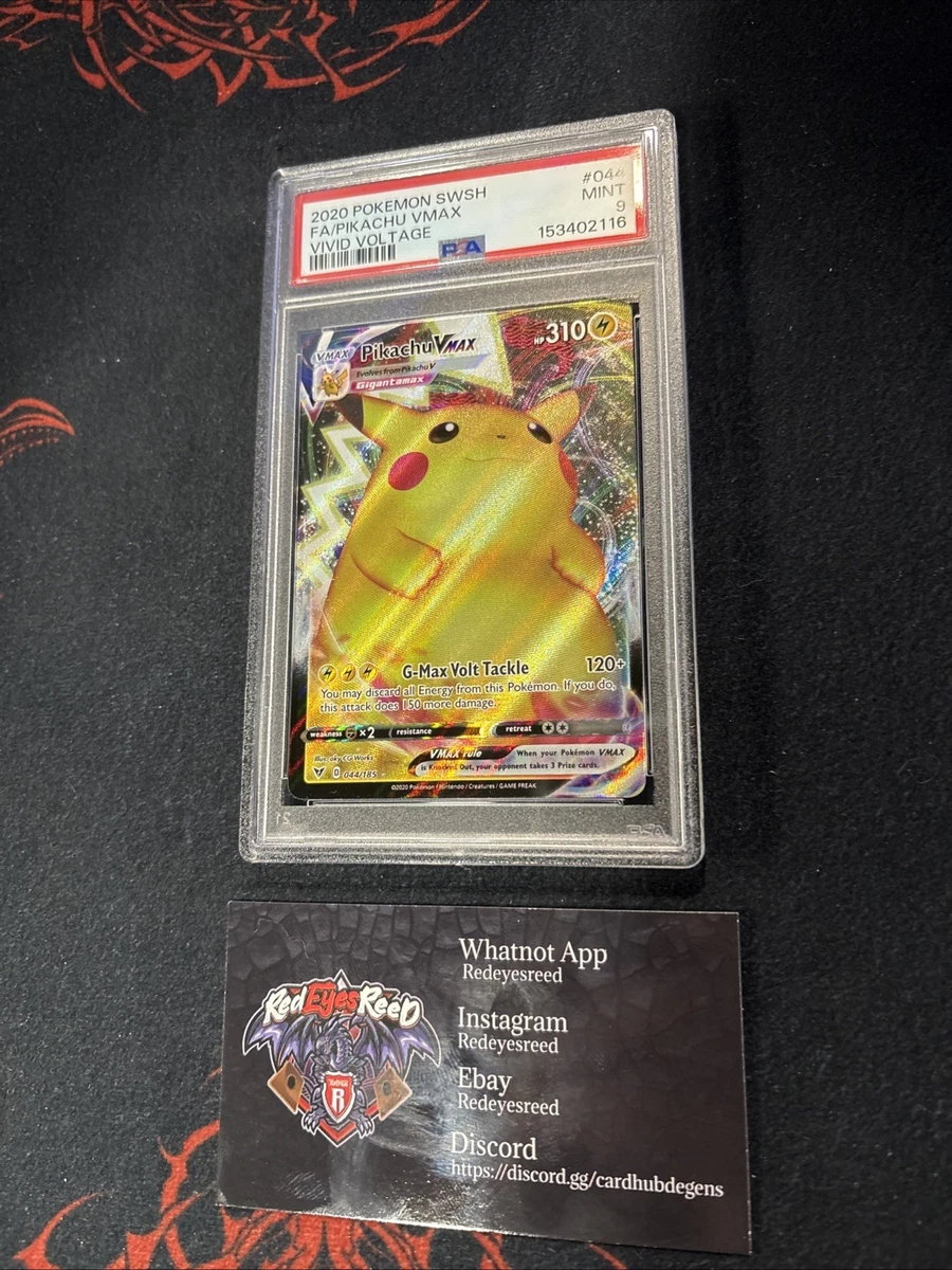 Las mejores ofertas en Cartas de JCC Pokémon Pikachu VMAX | eBay