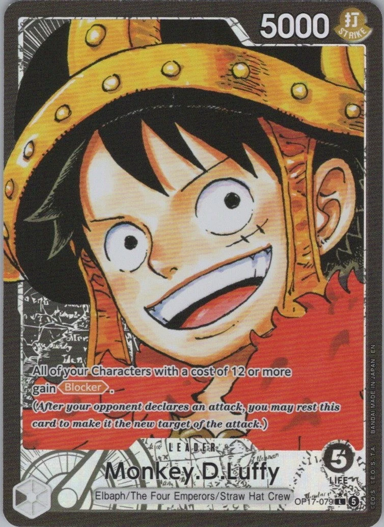 25+ Monkey.D.Luffy OP17-079 The World's Strongest Warriors for