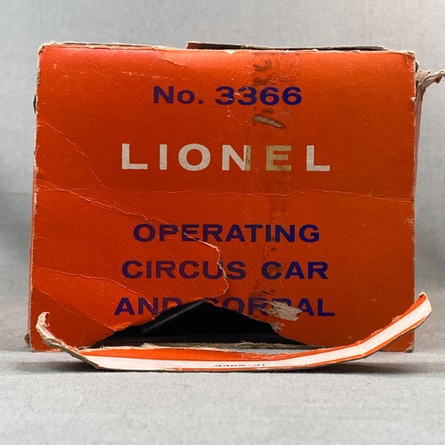 Lionel 3366 Operating Circus Car & Corral O Vintage Train Accessory Post War - Picture 18 of 18