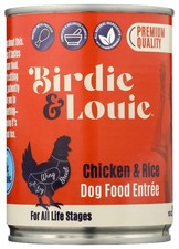 Birdie and Louie Wet Dog Food Chicken and Rice 13 oz (Pack of 12) 6.97 per gallon