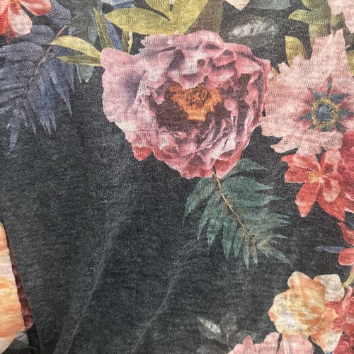 Soft Surroundings Womens Floral V-Neck Pullover Sweater Size Petite XL - Picture 2 of 7