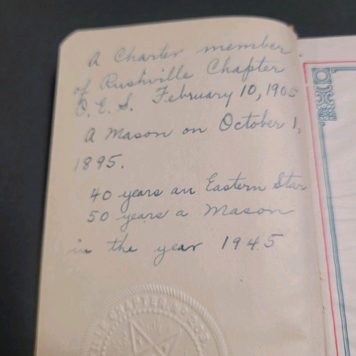 two 1940s, 1950s Freemasons Holman Order of the Eastern Star Bibles King James - Picture 13 of 17