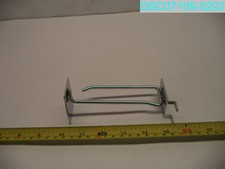 QTY=30: 5" Metal Plate Scanner Hooks For Slat Wall Chrome Finish