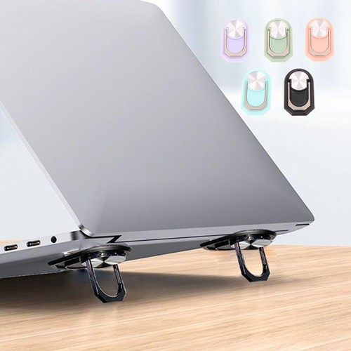 2PCS Mini Cooling Stand Feet Foldable Laptop Non-slip Base Bracket Support - Afbeelding 8 van 21
