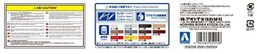 Aoshima 1/24 No.81 Toyota JZX81 Cresta 2.5 Super Lucent G 1990 Model Kit - Bild 7 von 7