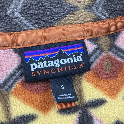 Patagonia Synchilla Snap T Fleecepullover Damen Smal Companions Big Anthos Pink - Bild 3 von 9