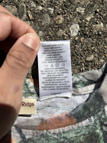 Outfitters Ridge Brown Green Fusion 3D Camo Hunting long sleeve tshirt size XL - Picture 4 of 7