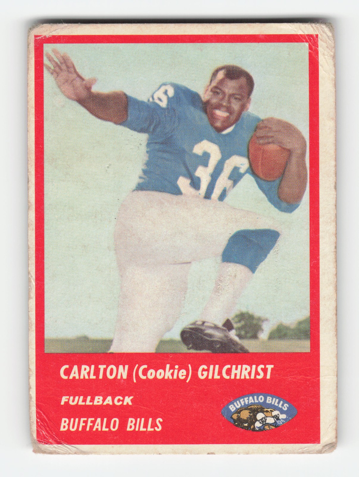 1963 Fleer #23 Cookie Gilchrist RC Poor