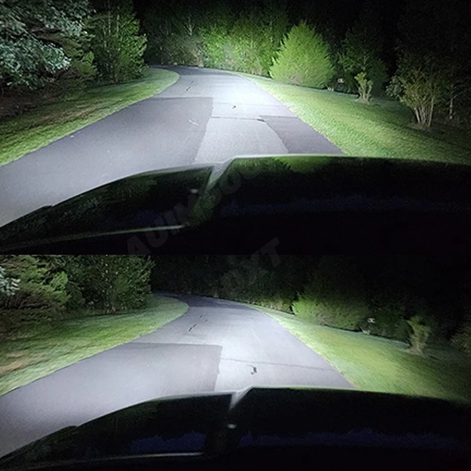 Combo de faros LED 9007 haz alto/bajo + luz antiniebla H11 para Nissan Xterra 2005-2015 Foto 3 de 4