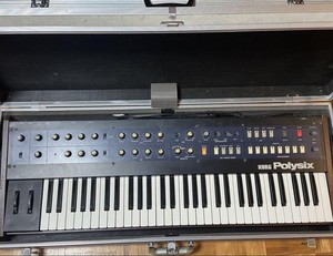 通電確認済み KORG アナログシンセサイザー PS-6 Polysix ケース ☆希少品!! KORG Polysix PS-6 シンセサイザー キーボード