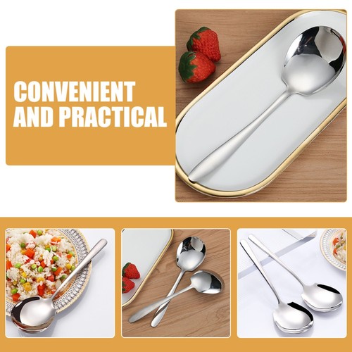 2 piezas cucharas para servir cucharas de cocina multifuncionales para estudiantes de catering - Imagen 12 de 12