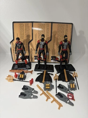 GI Joe Undertow Commander and Trooper Lot Joecon 25th Set Iron Grenadiers