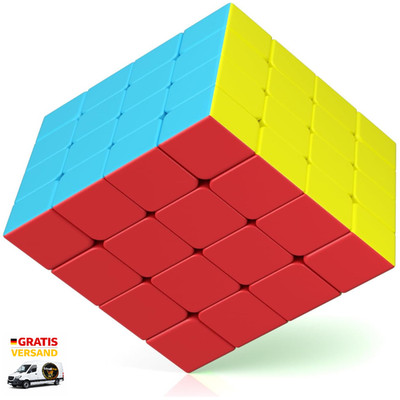 ROXENDA Speed Zauberwürfel Würfel Stickerless 4x4x4