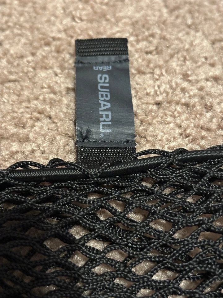 Red de carga trasera genuina OEM SUBARU F551SFL000, 2018-23 Crosstrek Impreza NUEVO Foto 2 de 2