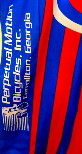 Vomax Radtrikot GSU Herren Größe M-Large 3 Gesäßtaschen rot/weiß/blau - Bild 6 von 10