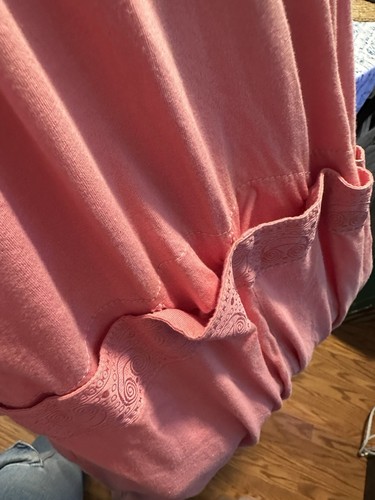 NWT Vintage Fiorucci Women’s Jumpsuit Size Large Coral Pink Salmon Sleeveless - Picture 13 of 13