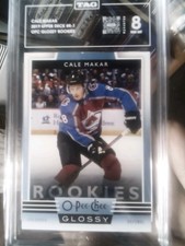 2019-20 O-Pee-Chee Glossy Rookies Cale Makar Rookie #R-1 Colorado Avalanche