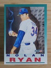 1992 Fleer Pro Visions Nolan Ryan #710 - Ryan Express - Rangers HOF