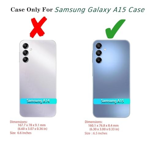 for Samsung Galaxy A15 5G Case with Slide Camera Samsung Galaxy A15 5G Red - Bild 3 von 7