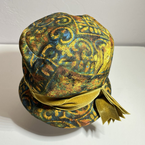 Vintage Bucket Hat 1960s Mod Womens Size M - Picture 5 of 8