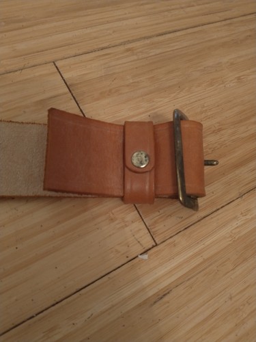 WW2 1903 Pattern Home Guard Soldiers Belt With Clasp Knife Loop Upto 43 Inches - Picture 6 of 7