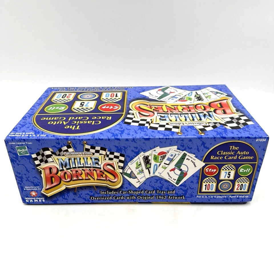MILLE BORNES Collectors Edition Classic Auto Race Card Game 2003 - Open Box NEW - Image 3 of 4