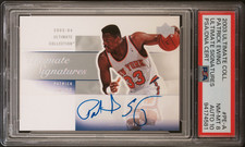 Patrick Ewing 2003 Upper Deck Ultimate Collection Signatures Auto PSA 8 10