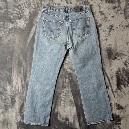 Vintage Y2K Levi Silver Tab Boot Cut Herrenjeans Größe 33 x 30 Loch in der Mitte - Bild 8 von 8