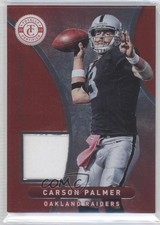 2012 Totally Certified Materials Platinum Red 57/299 Carson Palmer #53 0s3