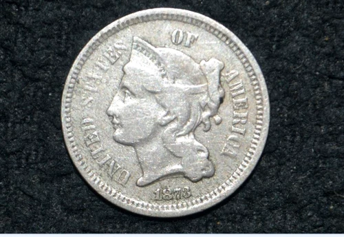 1873-P Three Cent Nickel — photo from the most recent tracked eBay sale