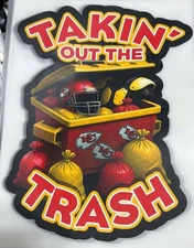 8"W x 11"H Custom Print DTF Direct to Film Heat Transfer  Kansas City Chiefs