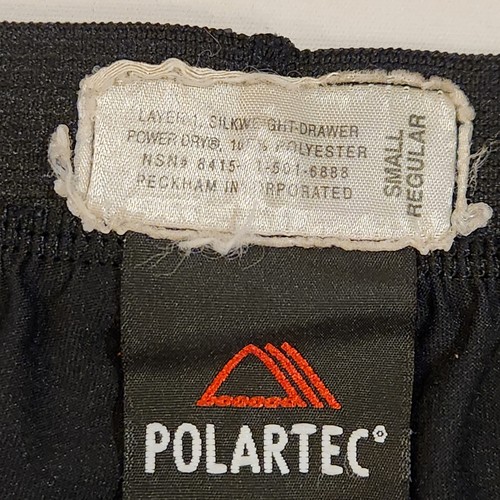 Pantalones Polartec Silkweight Cajón Power Dry Base 1 Capa Talla Pequeña Regular Negros - Imagen 7 de 15