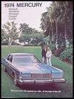 1974 Mercury Prestige Brochure Cougar Monterey Marquis