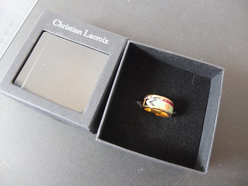 * Christian Lacroix Designer Ring Gr. 19 NEU - Picture 2 of 9