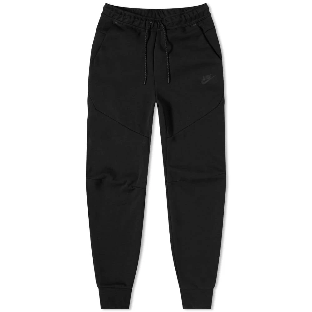 Unisex Cuffed Sweat Pants - Black