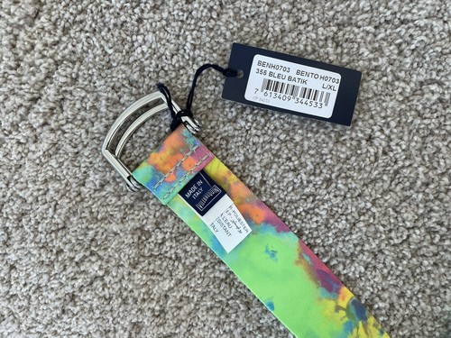 New W Tags VILEBREQUIN Belt D-RING - UNISEX - WATER RESISTANT - Multicolor L/XL - Picture 3 of 7
